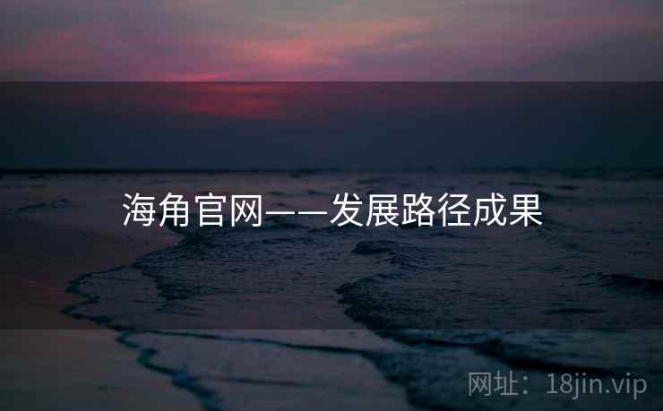 海角官网——发展路径成果